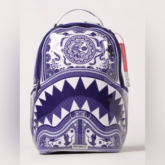 SPRAYGROUND Porcelain Tiger Phoenix Shark Backpack - SOLD OUT FOREVER - Picture 14 of 15